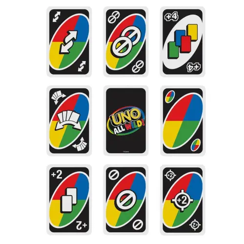 Cartas UNO All Wild Negra — imagen 2